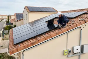 Installation de panneaux solaires en toiture à Olivet